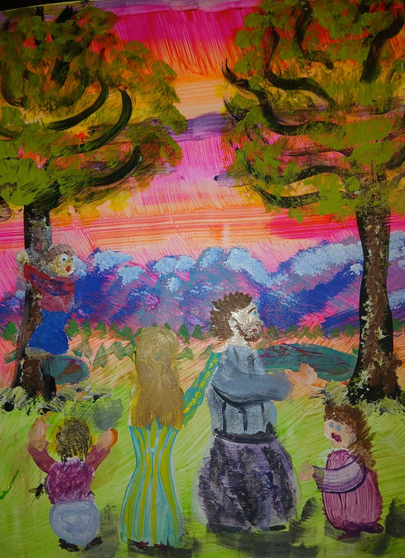 Family at Dusk