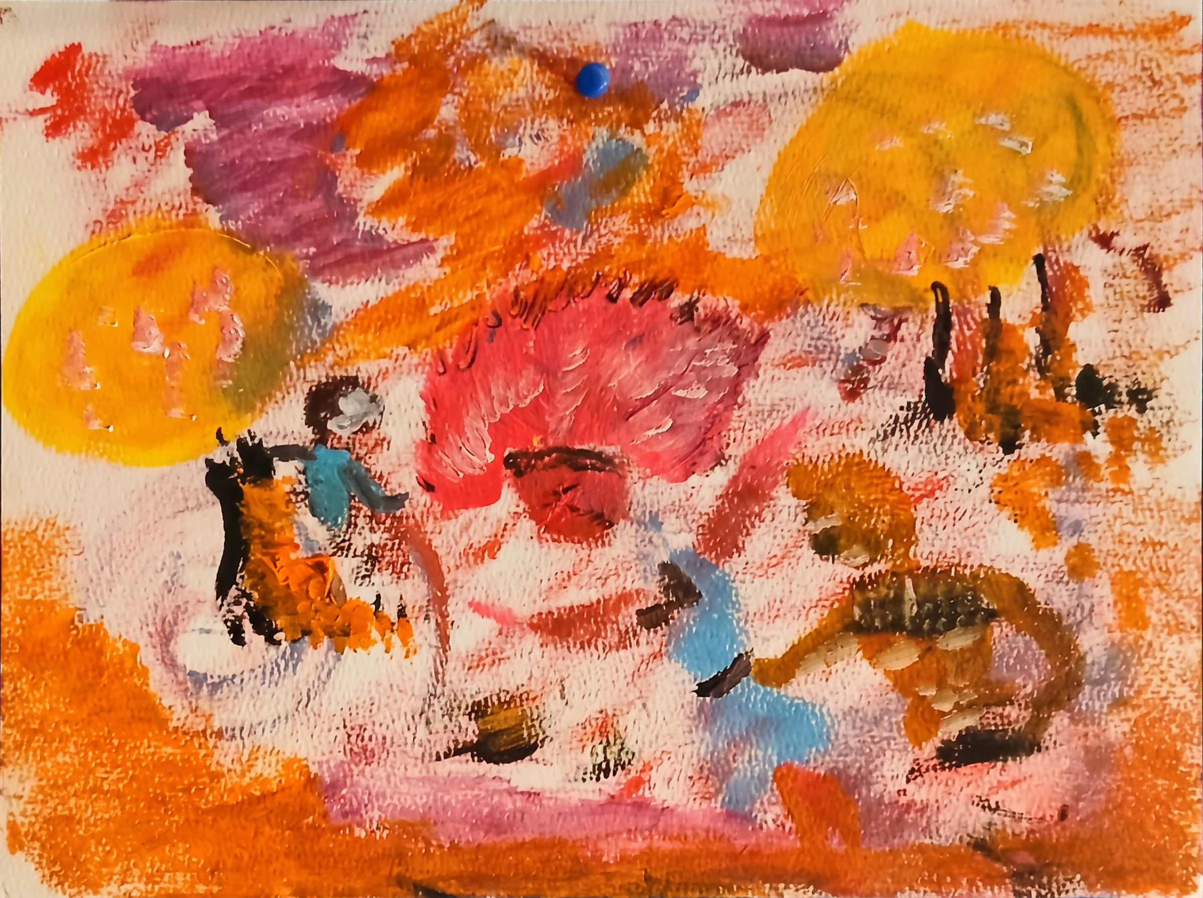Warm Static — original painting by Daniel